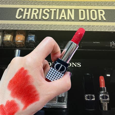 rouge dior houndstooth|Dior limited edition collection.